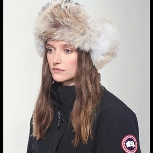 Canada goose aviator hat